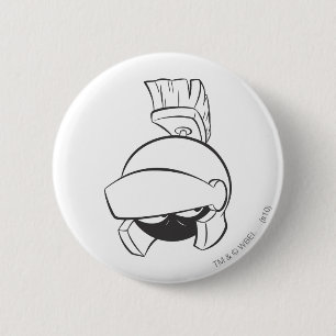 Badge Rond 5 Cm MARVIN LE MARTIAN™ Expressif 4