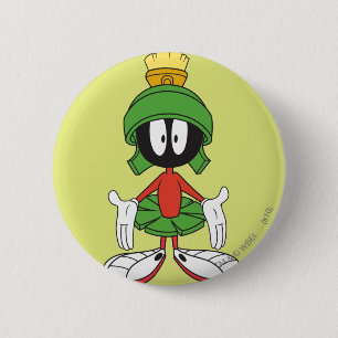 Badge Rond 5 Cm MARVIN LE MARTIEN™ Confus