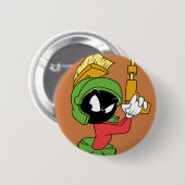 Badge Rond 5 Cm MARVIN MARTIAN™ Prêt Avec Laser (Devant & derrière)