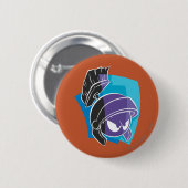 Badge Rond 5 Cm MARVIN THE MARTIAN™ Expressive 14 (Devant & derrière)
