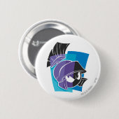 Badge Rond 5 Cm MARVIN THE MARTIAN™ Expressive 17 (Devant & derrière)