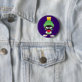 Badge Rond 5 Cm MARVIN THE MARTIAN™ Ready to attack (En situation)