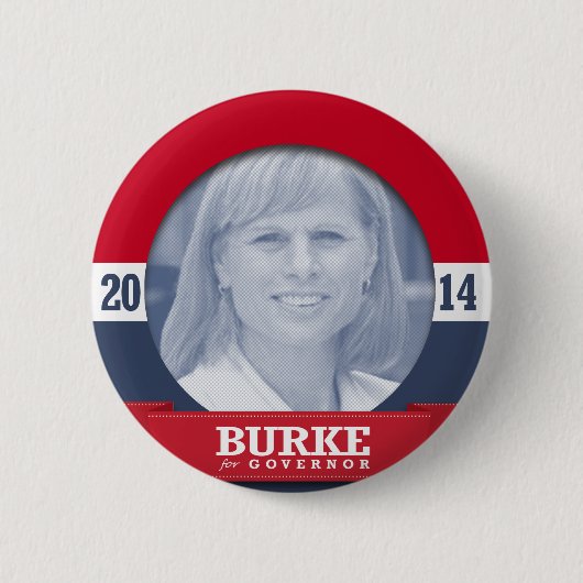 BADGE ROND 5 CM MARY BURKE CAMPAGNE (Devant)