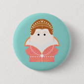 Badge Rond 5 Cm Mary Queen of Scots, reine Stuart (Devant)