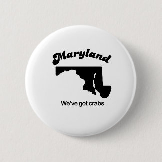 Badge Rond 5 Cm Maryland Motto - Nous avons des crabes