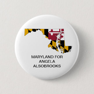 Badge Rond 5 Cm MARYLAND pour Angela Alsobrooks Bouton du SÉNAT