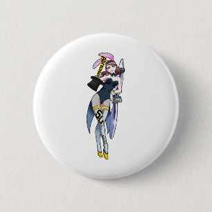 Badge Rond 5 Cm Mascotte d'abracadabra