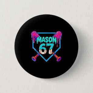 Badge Rond 5 Cm Mason 67 drôle de glace goutte à vendre conception