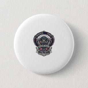 Badge Rond 5 Cm Masque de gardien patriotique inspiré de la libert