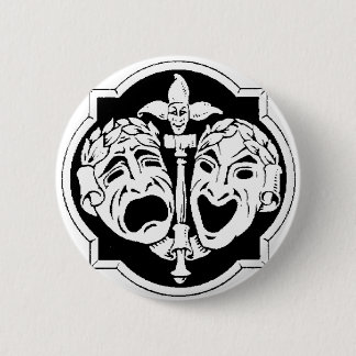 Badge Rond 5 Cm Masques de théâtre