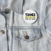 Badge Rond 5 Cm Match de jeu de tennis (En situation)