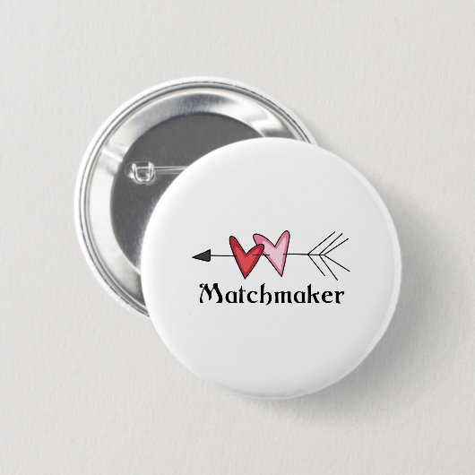 BADGE ROND 5 CM MATCHMAKER (Devant & derrière)