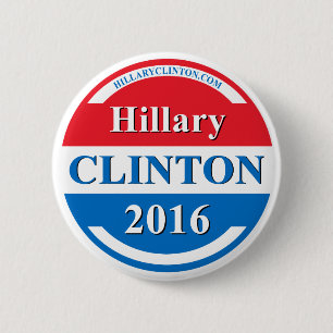 Badge Rond 5 Cm Matériel de campagne pour Hillary Clinton Présiden