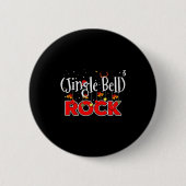 Badge Rond 5 Cm Math Christmas Jingle Bells Rock Math Funny Christ (Devant)