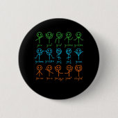 Badge Rond 5 Cm Math Enseignant Danse Équation Mathématique Math (Devant)