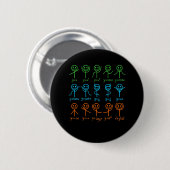 Badge Rond 5 Cm Math Enseignant Danse Équation Mathématique Math (Devant & derrière)