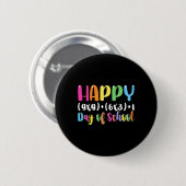 Badge Rond 5 Cm Math Formula 100 Jours De L'École Enseignant Garço (Devant & derrière)