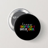 Badge Rond 5 Cm Math Formula 100 Jours D'École Drôle Enseignant Ma (Devant & derrière)
