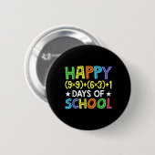Badge Rond 5 Cm Math Formula 100 Jours D'École Drôle Enseignant Ma (Devant & derrière)
