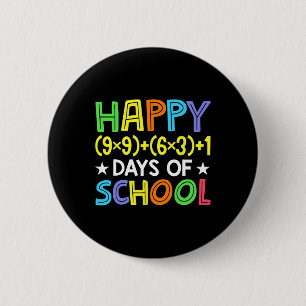 Badge Rond 5 Cm Math Formula 100 Jours D'École Drôle Enseignant Ma