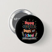 Badge Rond 5 Cm Math Formula 100 Jours D'École Joyeux 100E Jour De (Devant & derrière)