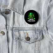 Badge Rond 5 Cm Math Shamrocks St. Patricks Day School (En situation)