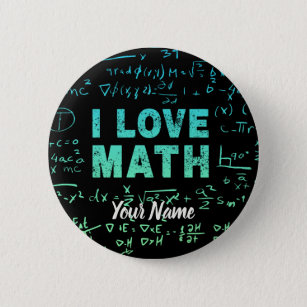 Badge Rond 5 Cm Math Teacher or Mathematics Professeur et étudiant