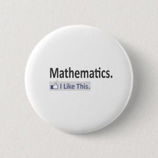 Badge Rond 5 Cm Mathématiques... J'Aime Ça