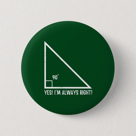 Badge Rond 5 Cm Mathématiques / Mathématiques Enseignant Funny (Devant)