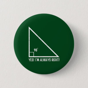 Badge Rond 5 Cm Mathématiques / Mathématiques Enseignant Funny