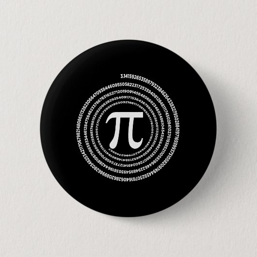Badge Rond 5 Cm Mathématiques Pi Mathématiques Pi Math (Devant)