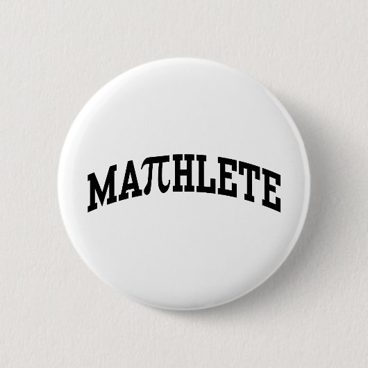 Badge Rond 5 Cm Mathlete (Devant)