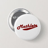 Badge Rond 5 Cm Mathlete (Devant & derrière)
