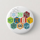 Badge Rond 5 Cm maths (Devant)