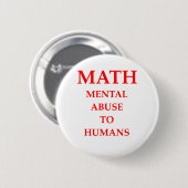 BADGE ROND 5 CM MATHS (Devant & derrière)