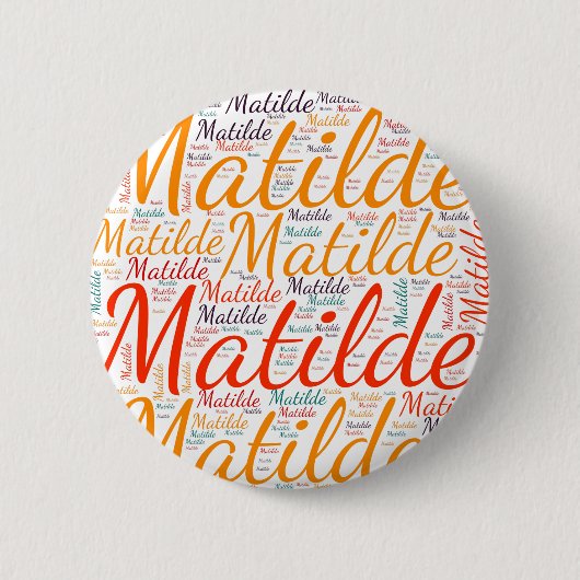 Badge Rond 5 Cm Matilde (Devant)