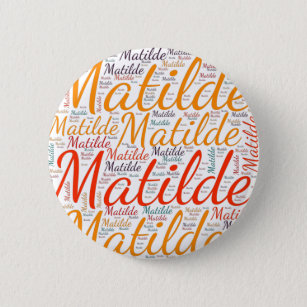 Badge Rond 5 Cm Matilde