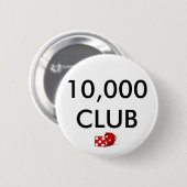 Badge Rond 5 Cm matrices, CLUB 10.000 (Devant & derrière)