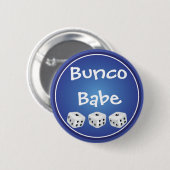 Badge Rond 5 Cm Matrices de bébé de Bunco (Devant & derrière)