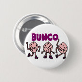 Badge Rond 5 Cm Matrices de danse drôles de Bunco (Devant & derrière)