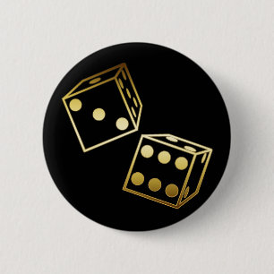 BADGE ROND 5 CM MATRICES D'OR