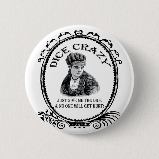 Badge Rond 5 Cm Matrices folles (Devant)