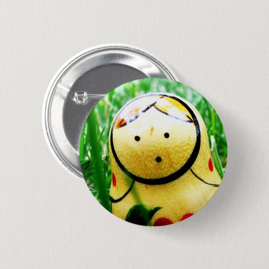 Badge Rond 5 Cm Matroshka (poupée d'emboîtement) (Devant & derrière)