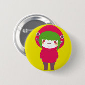 Badge Rond 5 Cm Matryoska (Pin) (Devant & derrière)