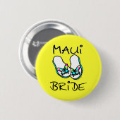 Badge Rond 5 Cm Maui Bride (Devant & derrière)
