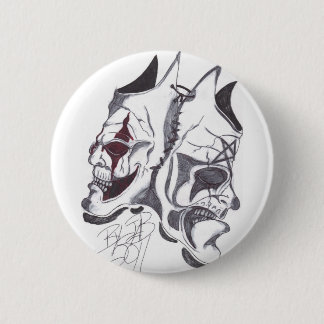 Badge Rond 5 Cm Mauvais--Bouton de Grr