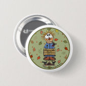 Badge Rond 5 Cm Mauvais Cheval de Fête (Devant & derrière)