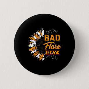 Badge Rond 5 Cm Mauvais Flare Day Complexe régional syndrome de do