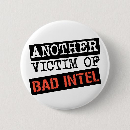 Badge Rond 5 Cm MAUVAIS INTEL se boutonnent (Devant)