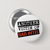 Badge Rond 5 Cm MAUVAIS INTEL se boutonnent (Devant & derrière)